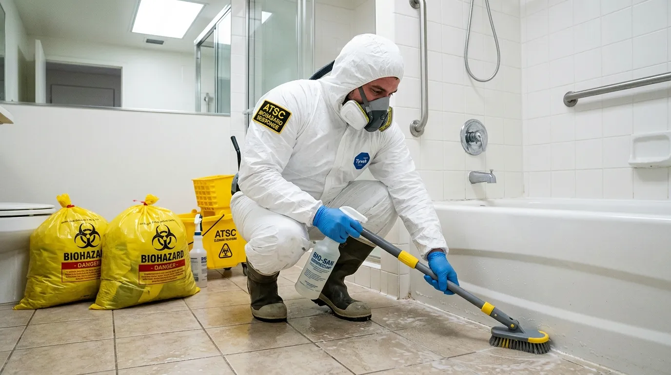 Decontamination equipment deployed for Blood Cleanup in Channahon